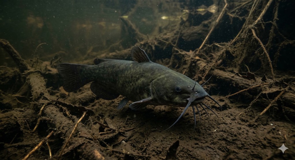 Black Bullhead fish found in Utah Lake