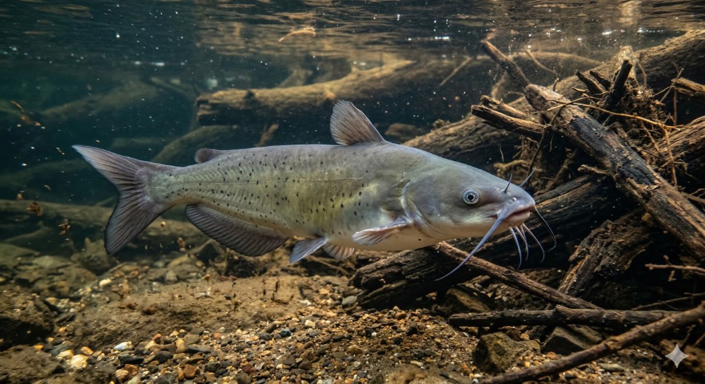 Channel Catfish fish in Utah Lake
